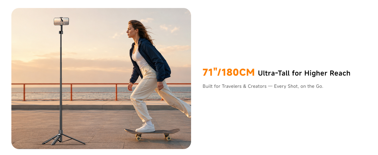 magnetic tripod tripode for iphone selfie stick compact travel portable tripod content creators