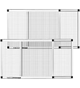VEVOR Adjustable Window Screen, 15" H x 21" - 40" W, 2 Packs Expandable Windows Screens with Alum...