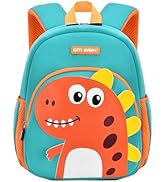 Dinosaur Anti-lost Kids Backpack for Kindergarten Preschool Boys Girls with Safety Leash, Lightwe...