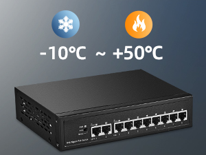 10 port gigabit poe switch