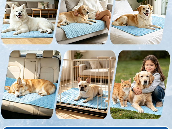 summer mat for dogs cat pad breathable dog cooling mat washable dog cooling mat