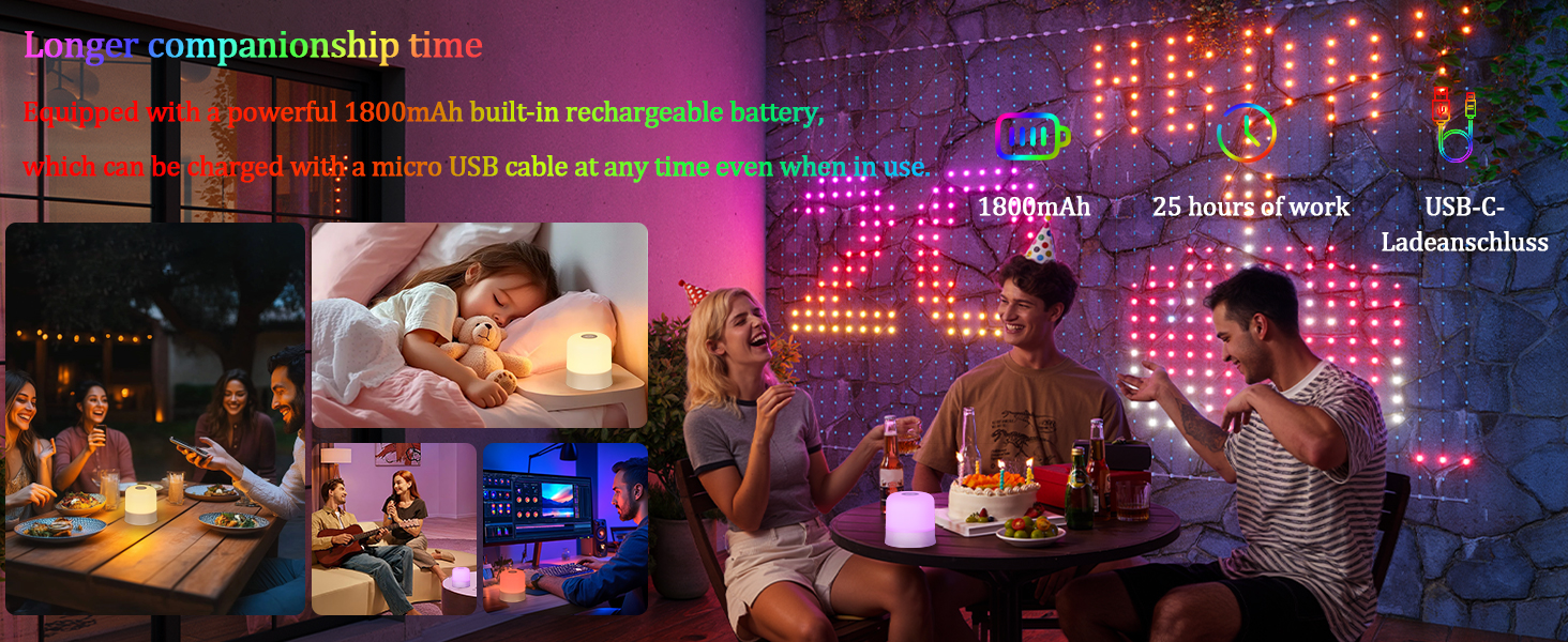 Rechargeable LED Night Light