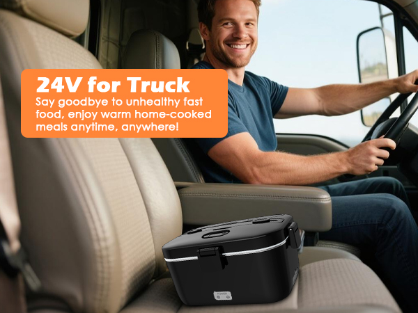 heated lunch box for truck