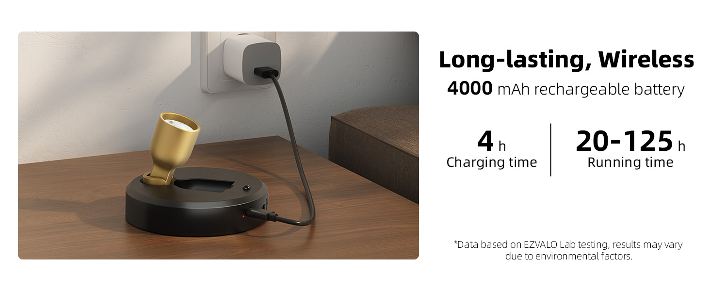 Rechargeable Battery Spotlight Indoor