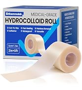 Hydrocolloid Roll Large Adhesive Bandages Medical Grade Tape Wound Care Dressing, Acne Care, Bed ...