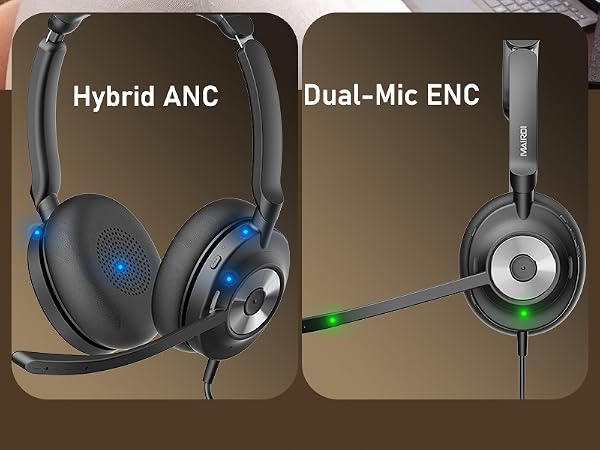 wireless headset with microphone