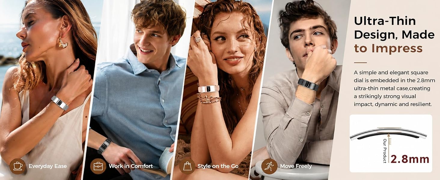 Ultra-Thin Design, Fits Wrist Perfectly
