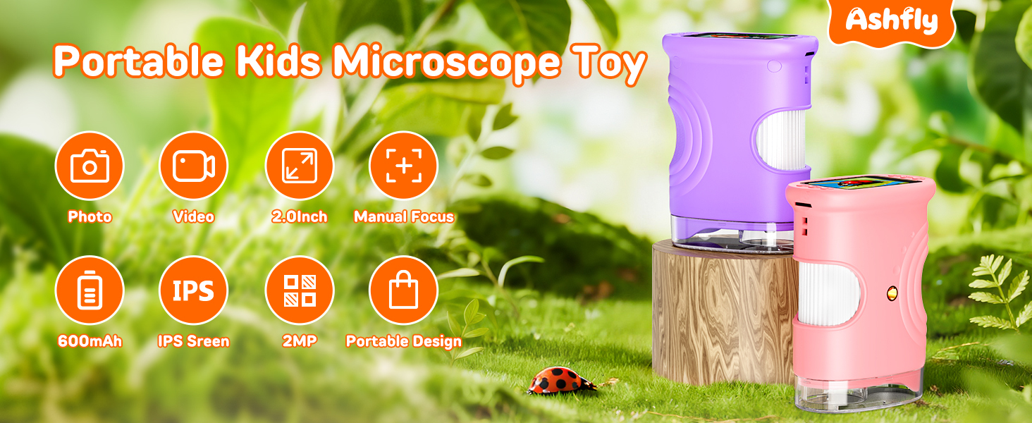 Handheld Digital Microscope for Kids