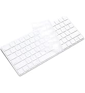 ProElife Ultra Thin Silicone Keyboard Protector Cover Skin for Apple iMac Magic Keyboard & Magic ...