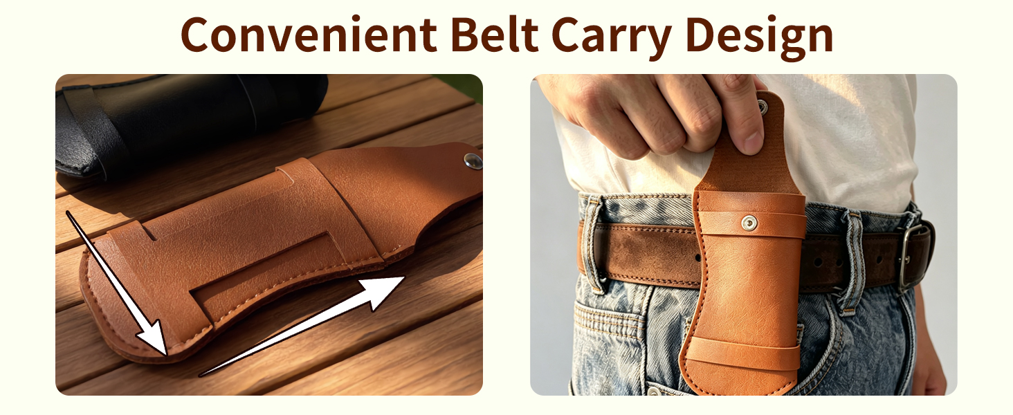 Convenient Belt Carry Design