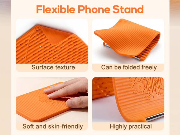 flexible silicone phone holder