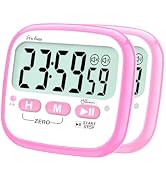 AyayaBoss 2-Pack Magnetic Kitchen Timers for Cooking, Digital Stop Watch Countdown Timer for Kids...