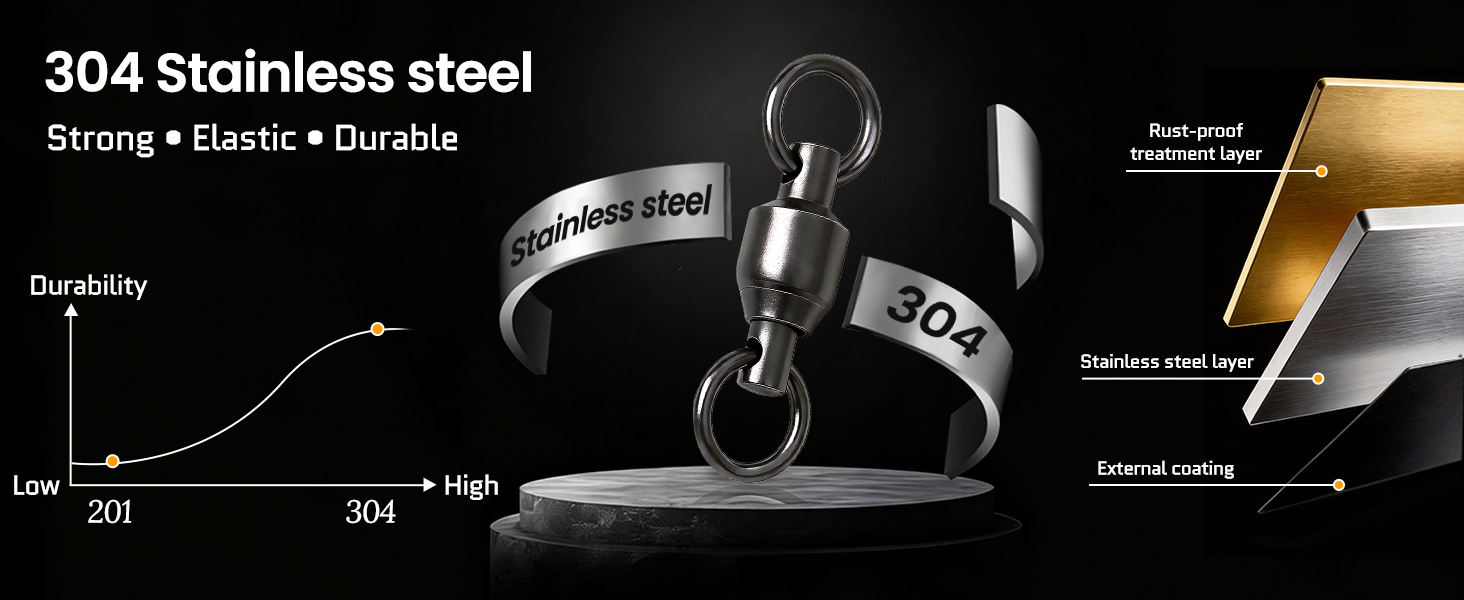 black ball bearing swivels