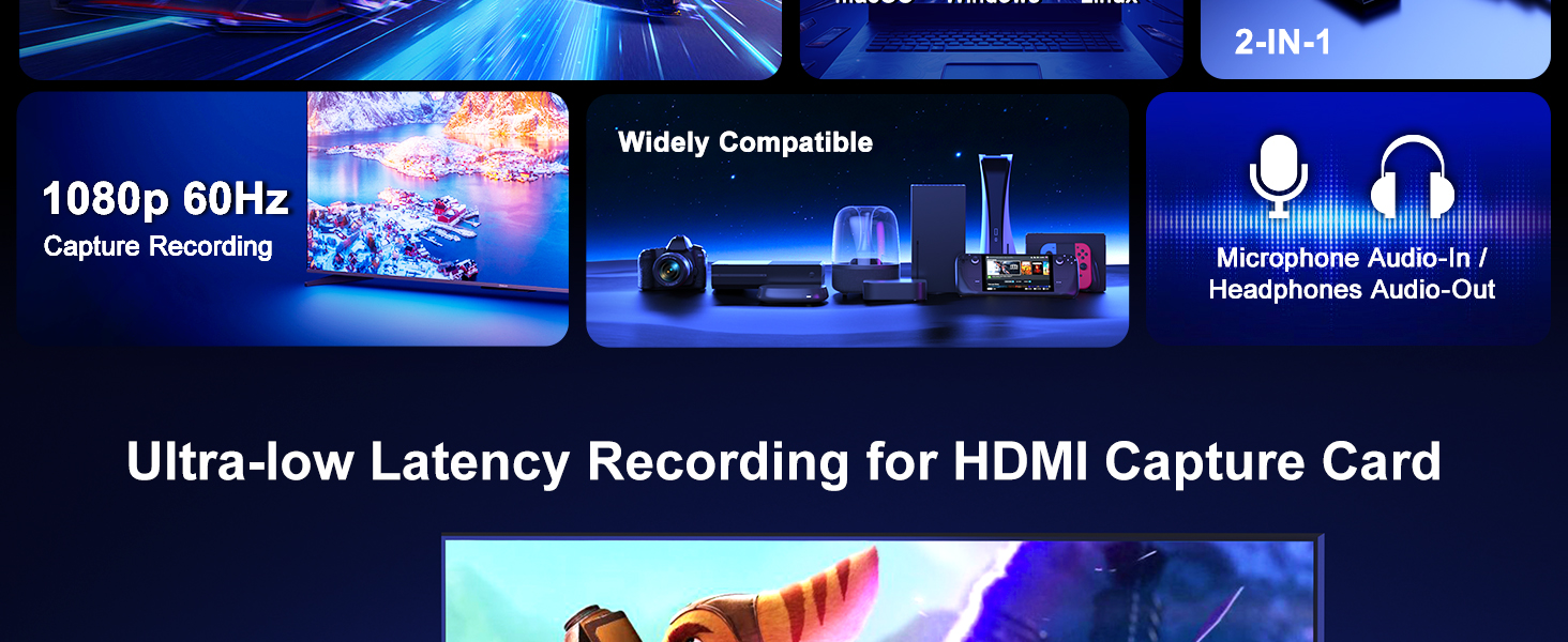 PORTTA HDMI Video Capture Card