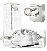 2PCS Shoes Washing Machine Bags, Laundry Shoe Bag for Washer and Dryer, Reusable and Durable Zipp...
