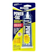 BEACON Power-Tac - The Ultimate All-Purpose Glue with Superior Strength, Low Odor, and Fast 10-Mi...