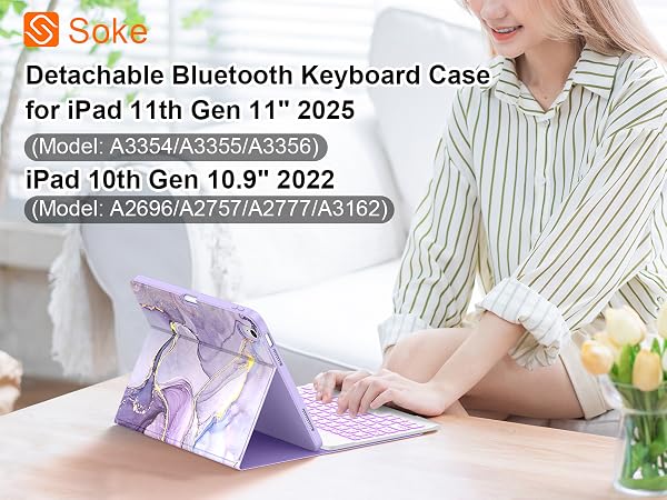 iPad 11th/10th keyboard case