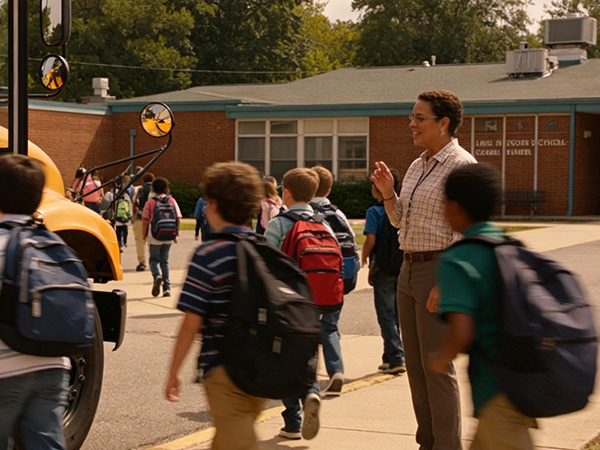 TD-M8s walkie talkies are suitable for school.