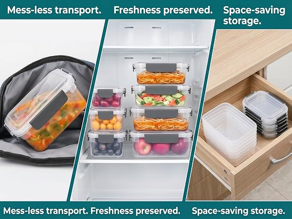 meal prep containers for food