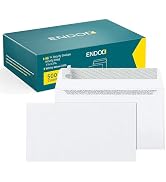 EnDoc #6 3/4 Security Envelopes Self-Seal - 500 Count - 6 1/2 x 3 5/8 Inch Privacy Tinted Windowl...