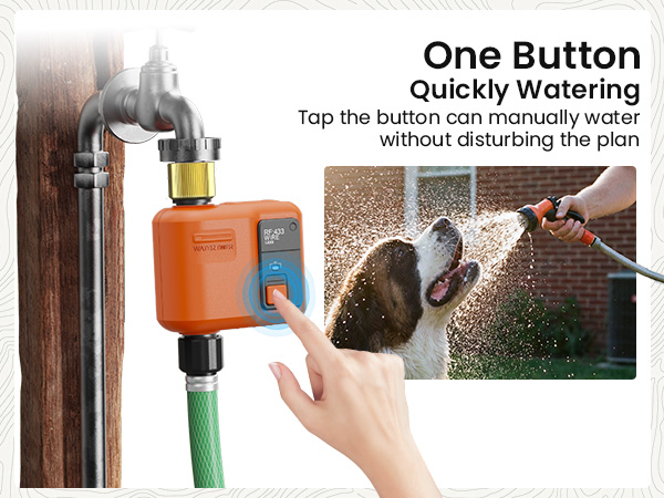 The WiFi timer allows you to activate manual mode—for filling the pool—simply by pressing a button.