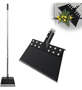CKLT Weed Scraper 65in Garden Flat Shovel Floor Scraper Long Handle Heavy Duty Multi Weeding Shov...