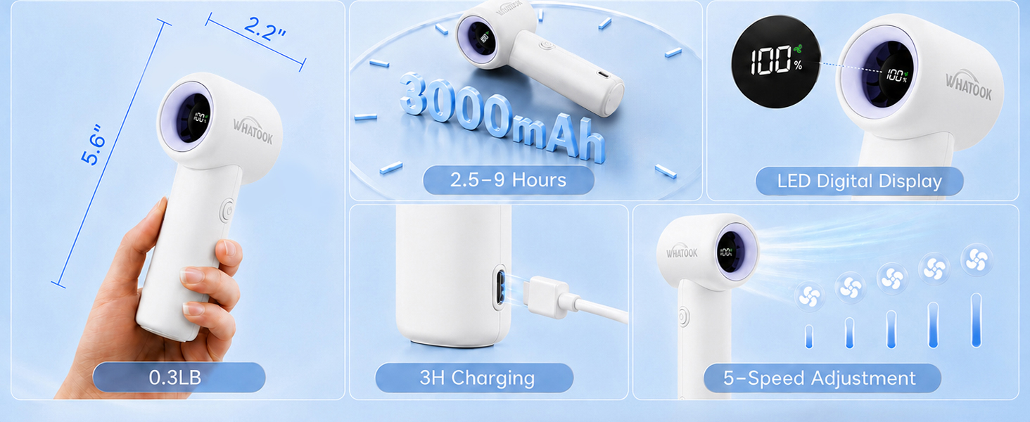 personal fans portable rechargeable mini fans small portable fan fan handheld small fans portable