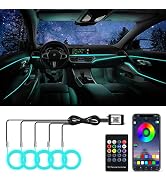 LED Strip Lights for Car, 5 in 1 RGB Car Interior Lights with 16 Million Colors and 236 inches Fi...