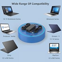 Compatible with HP Pavilion 11/13/15, Stream 11/14, Envy x360 series