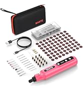 Baste Mini Cordless Rotary Tool Kit - 5 Speed 18000RPM, 109 Accessories 2000mAh Type-C Charging P...