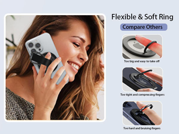 magnetic phone ring holder