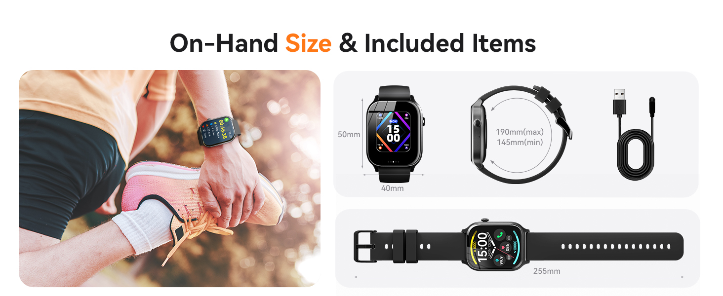 1.85 inch women smart watch