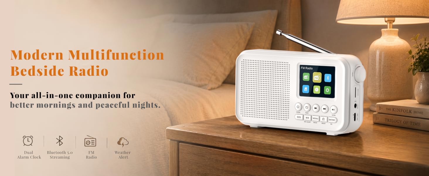bedside radio