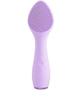 Pop Sonic Spade Facial Cleansing Device - Facial Massager to Cleanse, Massage & Infuse - Soft Sil...