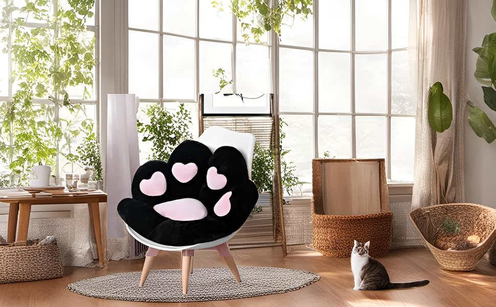 cat paw cushion