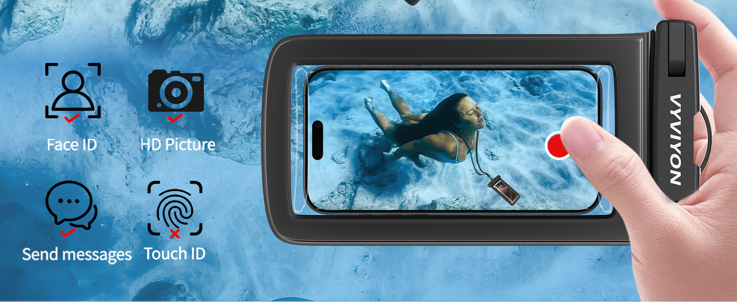 Waterproof phone pouch