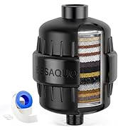 BESAQUO Shower Filter Head for Hard Water, Remove Chlorine, Heavy Metals, for Softer Skin, Shinie...