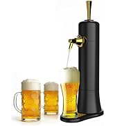 Draft Beer Dispenser,Beer Kegerator,Draft Pour and Ultra Fine Foam Covering Top,Countertop Liquor...