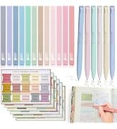 DazSpirit Bible Journaling Kit, 12 Pastel Bible Highlighters and 6 Pens with 90 Laminated Tabs, B...
