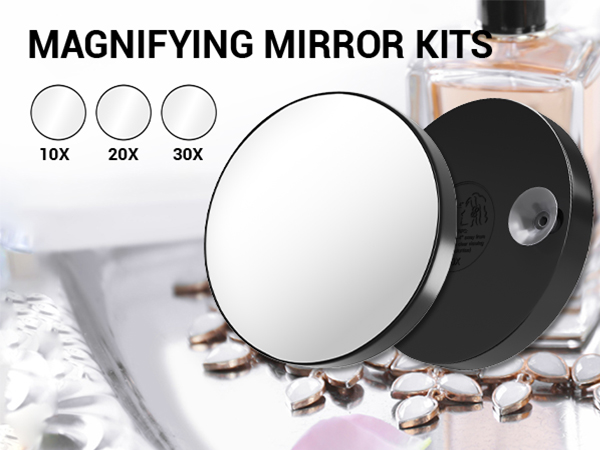 magnifying mirror set