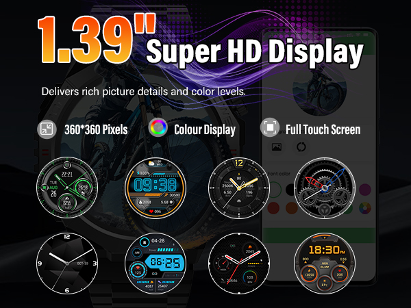 smartwatch for men mens smart watch sports watch waterproof watches for men