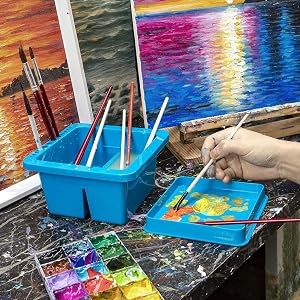 paint brush organizer