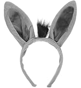 BESTYASH Animal Cosplay Headband Cute Ear Headband Donkey Ears Hairband for Dress up Party