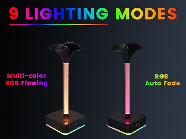 rgb headphone stand