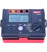 UNI-T 1000V Insulation Resistance Tester Megohmmeter Ground Resistance Tester Meter with LCD Disp...
