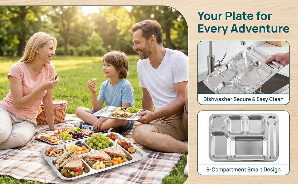 Divided Dinner Tray