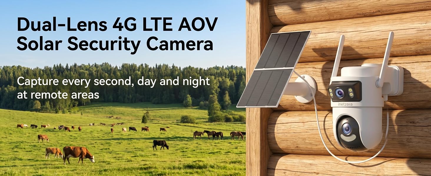 4g lte cellular security camera