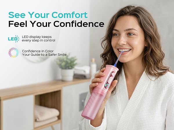COSLUS T50 Portable Water Flosser for Travel