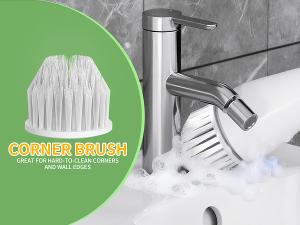 shower brush for cleaning shower scrubber with long handle bathroom cleaning brush