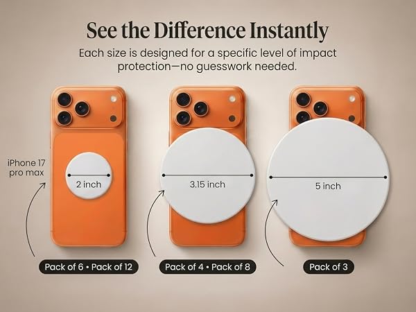 multiple sizes